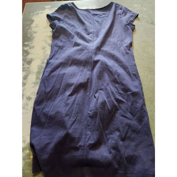 Lilly Pulitzer Womens Brewster Short Sleeve T-Shirt Dress In True Navy sz Small - Picture 6 of 7